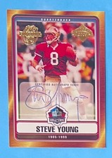 Steve Young 2005 Topps Hall of Fame 2005 Class Autograph HOF-SY Auto SP