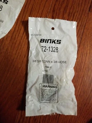 BINKS 72-1328 HOSE CONNECTOR *NEW IN BAG* - Image 1 of 2