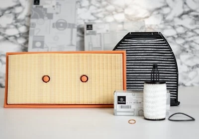 Kit de filtro de aceite y aire original Mercedes Benz C300 C350 E350 E400 2012-2016 Foto 1 de 4