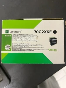 CARTOUCHE ENCRE LEXMARK CS 510 70C2XKE NOIR - Photo 1/5