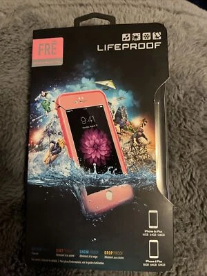 Lifeproof FRĒ SERIES iPhone 6 Plus/6s Plus Waterproof Case (Pink/Green) Nice!!! - Image 1 of 4