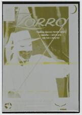 Zorro 100th Anniversary. Front Yellow Printing Plate Card #54. RRParks 2019