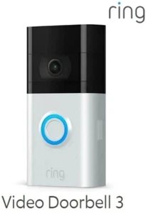 Ring Video Doorbell 3 - Wire Free Video Doorbell - Wireless Home Security Camera - Picture 1 of 6