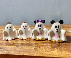 Disneyland Ghost Mickey Minnie Mouse Chip & Dale Wind-up Toys Halloween Tokyo - Picture 1 of 3