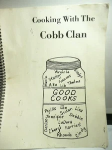 COOKING WITH THE COBB CLAN 1981 SPIRAL COOKBOOK - Imagen 1 de 6