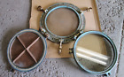 Antique Solid Brass Maritime Ship 17” Porthole with Storm Cover, Window & Screen