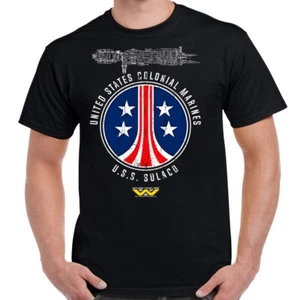 Camiseta USS Sulaco Colonial Marines Color Envejecido Adulto - Imagen 1 de 2