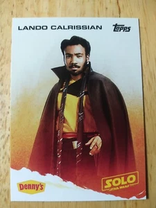 Lando Calrissian | 2018 Topps Denny's Solo: A Star Wars Story Card - Bild 1 von 2