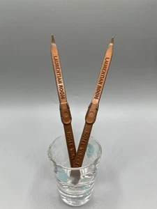 Downhill Ski Shaped Swizzle Stir Sticks Cocktail Stirrers Hotel Winchester TO - Imagen 1 de 6