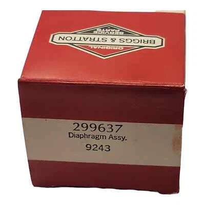 Kit de diafragma Stens 530-048 reemplaza a Briggs & Stratton 299637 y 496418 Foto 1 de 2