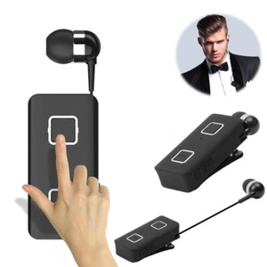 Bluetooth Earphone Stereo Sound Headset with Clip Sports Earpieces for Business - Picture 1 of 11