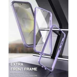 Funda para Samsung Galaxy S24 [Funciona con identificación de huellas dactilares] Cubierta a prueba de golpes púrpura - Imagen 1 de 5