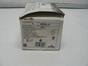 Leviton 9650-P plug 2 pole 3 wire 50 amp 250 volt new - Picture 1 of 2