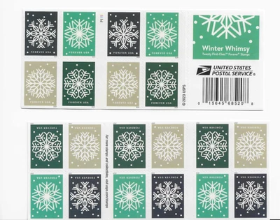 USPS sheet  OF 20  FOREVER STAMPS (RETIRED DESIGNS) - Image 1 of 4