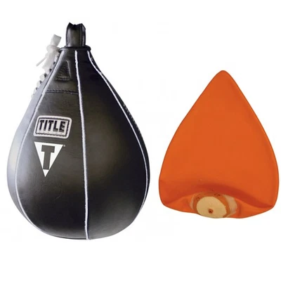 Title Boxing Leather Speed Bag and Bladder - Medium - Image 1 of 3