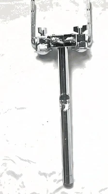 Ludwig LR-2980-MT Rocker 80s/90s Double Tom Holder Black/White Label - LRDTH-201 - Image 1 of 4