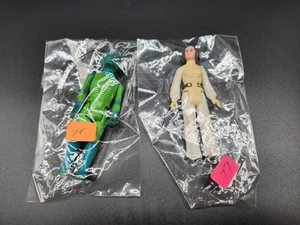 VINTAGE KENNER STAR WARS PRINCESS LEIA ORGANA & GREEDO ACTION FIGURES - Picture 1 of 8