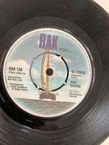 Suzi Quatro.  48 Crash.  7" vinyl   1973 . RAK - Picture 1 of 2