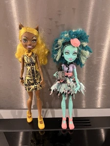 Monster High Frights Camera Action Dolls Complete honey swamp + clawdia - Picture 1 of 7