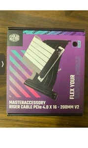 Cooler Master Masterzubehör Riser Kabel MCA-U002R-KPCI40-200 PCIe 4,0x16 Neu - Bild 1 von 2