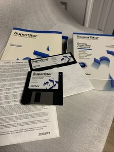 Vintage IBM PC SuperStor V2 Computer Data Compress Software 3.5 & 5.25 Disc 1992 - Picture 1 of 10