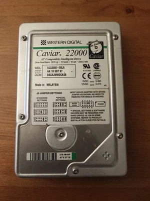 Western Digital Caviar 22000 - 2GB - 3.5" IDE - AC22000-00LA - Sektoren Geprüft - Bild 1 von 4