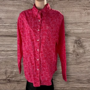 Vaquera Wrangler George Strait Para Ella Rosa Manga Larga Con Botones Talla L (839) - Imagen 1 de 12