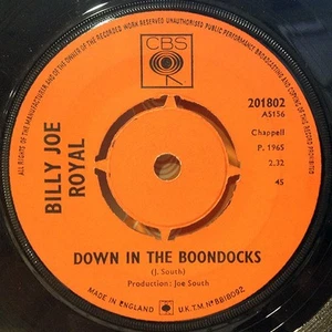 Billy Joe Royal - Down In The Boondocks / Oh, What A Night (7", Single) - Bild 1 von 2
