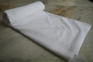White Solid Plain 100%Cotton Fabric 15 Yard NO TARRIF CHARGES 100%✅ ZK_79 - Picture 1 of 11