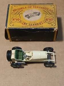 VINTAGE MATCHBOX LESNEY DIECAST CAR #10 1908 MERCEDES GP - Picture 1 of 13