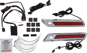 Custom Dynamics CD-SBL-DC-RC Saddlebag Hinge Dual Color Accent Lights Red - C... - Bild 1 von 1