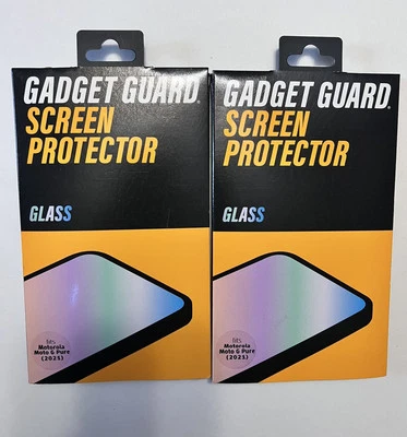 (2) Gadget Guard Glass Series Screen Protector for Motorola Moto G Pure (2021) - Image 1 of 4