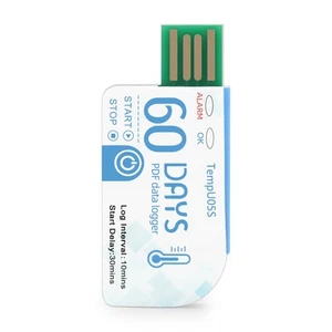 1 Stück TempU05s USB-Temperaturdatenlogger, 60 Einmalgebrauch, Tempera8480 - Bild 1 von 10