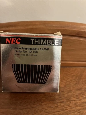 NEC Thimble Nueva Impresora Prestige Elite 12-WP 10-0146 Rueda Margarita Impacto De Colección Nueva Foto 1 de 4