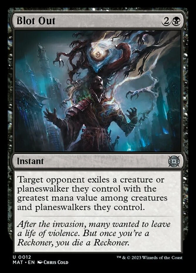 x1 Blot Out - March of the Machines: The Aftermath - NM - MTG - Image 1 of 1