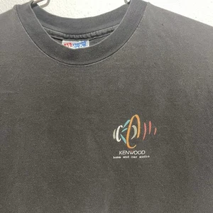 VTG Kenwood Home Car Audio Black Hanes Beefy 18” Pit Med T-shirt Single Stitch - Picture 1 of 14
