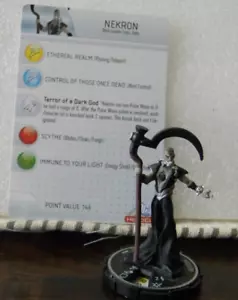 DC HEROCLIX "BRAVE & THE BOLD" NEKRON FIGURE #059 W/CARD APR112 - Picture 1 of 5