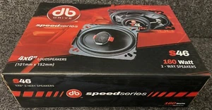 DB Drive S46 Speed Series 4 X 6 inch 160 WATTS MAX POWER/55 WATTS NOMINAL POWER - Picture 1 of 10