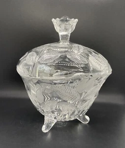 Grande piatto Fifth Avenue tagliato a mano pieno piombo cristallo con coperchio made in Poland - Foto 1 di 13