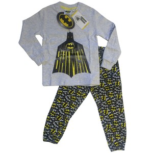 Pigiama Completo Batman DC Comics Autunno/Inverno Grigio Melange Bambino