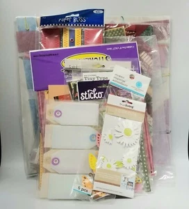 LOT Scrapbooking Photograph Journal Photo Album Stickers Labels Letters Paper - Picture 1 of 12
