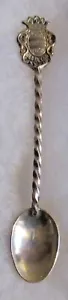 #680) SILVER PLATED TEA SPOON DUBROVNIK JUGOSLAVIJA CITY SOUTHERN CROATIA - Foto 1 di 2