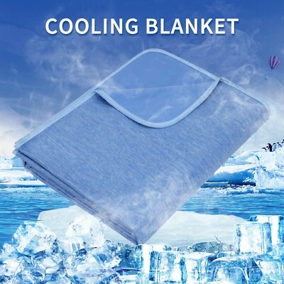 Cooling Blanket Comfort Absorbs Body Heat Keep Cool Lightweight Summer Throw NEW - image 1 of 4