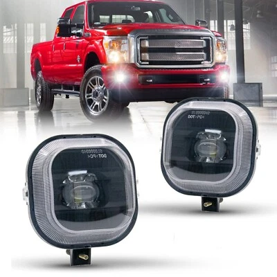 LED Fog Lights Assembly Fit For 1999-2016 Ford F250 F350 F450 Super Duty - Image 1 of 4