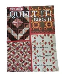 Vintage McCall's Quilt Magazine 70s Pattern Print Design Fashion Mod Mcm - Picture 1 of 6