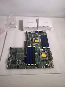 Supermicro X8DTU-F Motherboard | Dual LAN, and 2 Heatsink SNK-P0037P, NEW - Picture 1 of 11