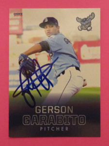 2018 Choice, Wilmington Blue Rocks - GERSON GARABITO - autographed