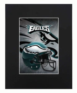 PHILADELPHIA EAGLES NFL Football Team Helmet LOGO Print Poster Decor 8x10 - Picture 1 of 5