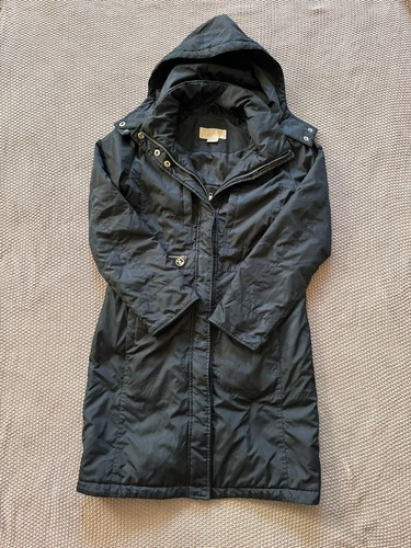 Michael Kors trench donna antivento con cappuccio coulisse taglia Xsmall