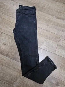 Hollister Extreme Skinny Jeans Unisex W30 L30 Black Used - Picture 1 of 11
